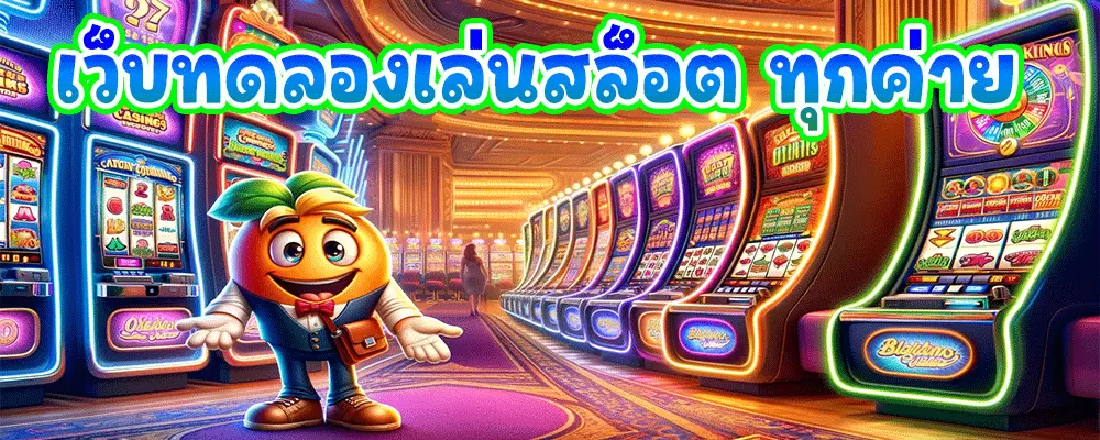 เว็บทดลองเล่นสล็อต ทุกค่าย