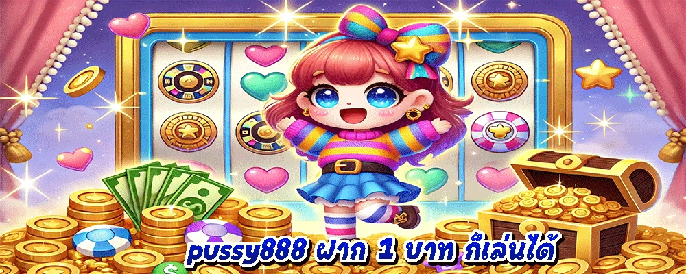 pussy888 ฝาก 1 บาท ก็เล่นได้