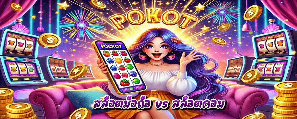 สล็อตมือถือ vs สล็อตคอม