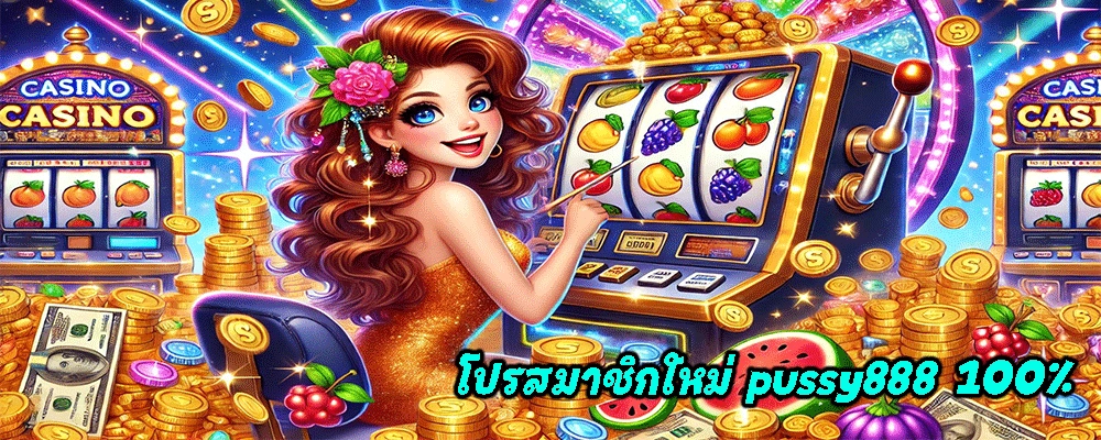 โปรสมาชิกใหม่ pussy888 100%