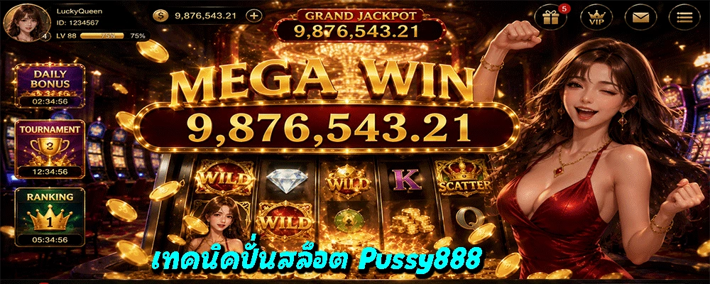 เทคนิคปั่นสล็อต Pussy888