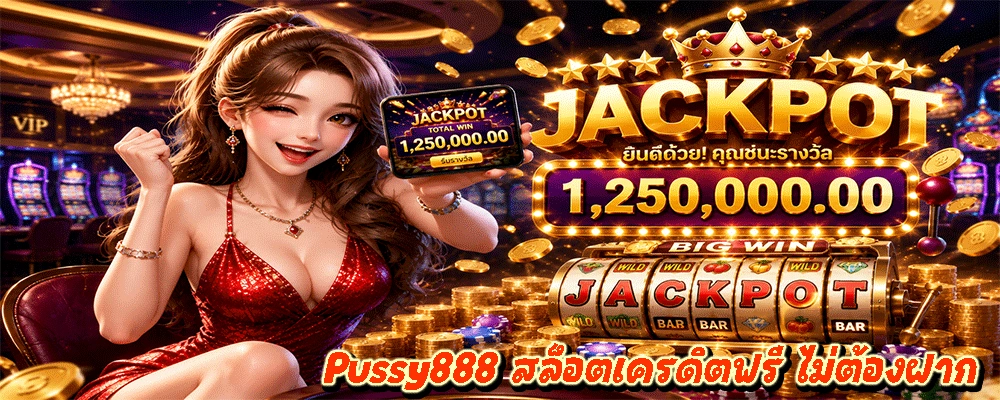 Pussy888 สล็อตเครดิตฟรี ไม่ต้องฝาก