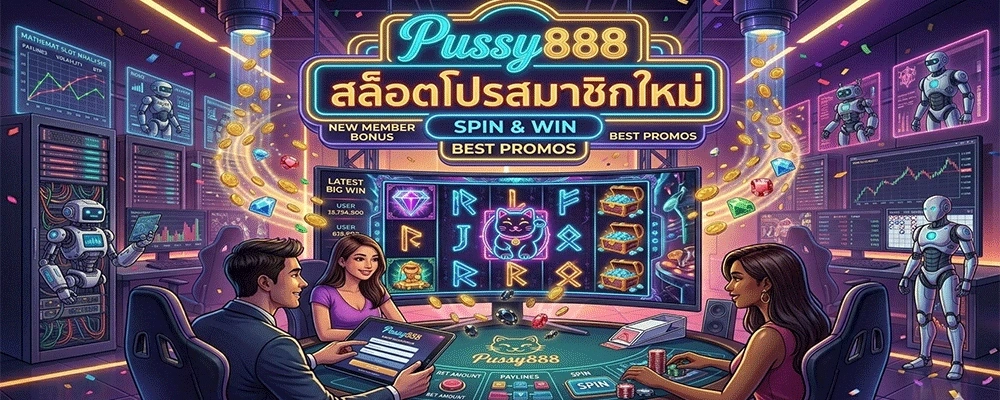 Pussy888 สล็อตโปรสมาชิกใหม่
