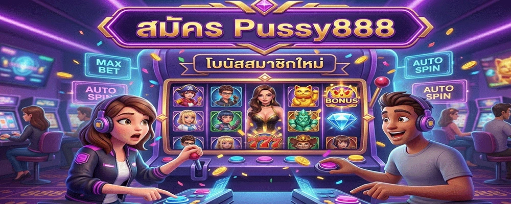 สมัคร Pussy888 โบนัสสมาชิกใหม่