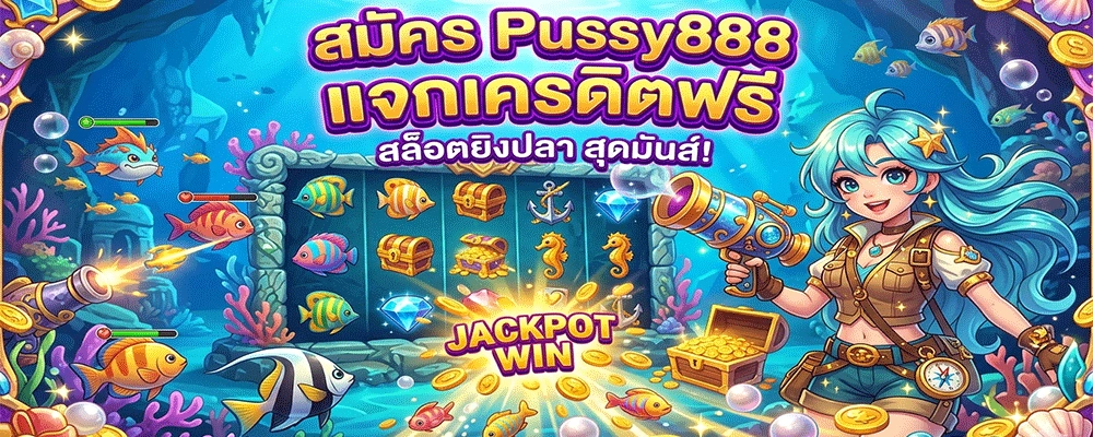 สมัคร Pussy888 แจกเครดิตฟรี