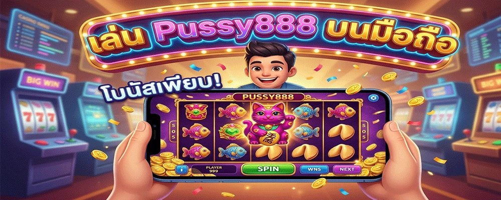 เล่น Pussy888 บนมือถือ