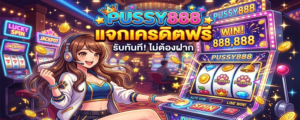 Pussy888 แจกเครดิตฟรี